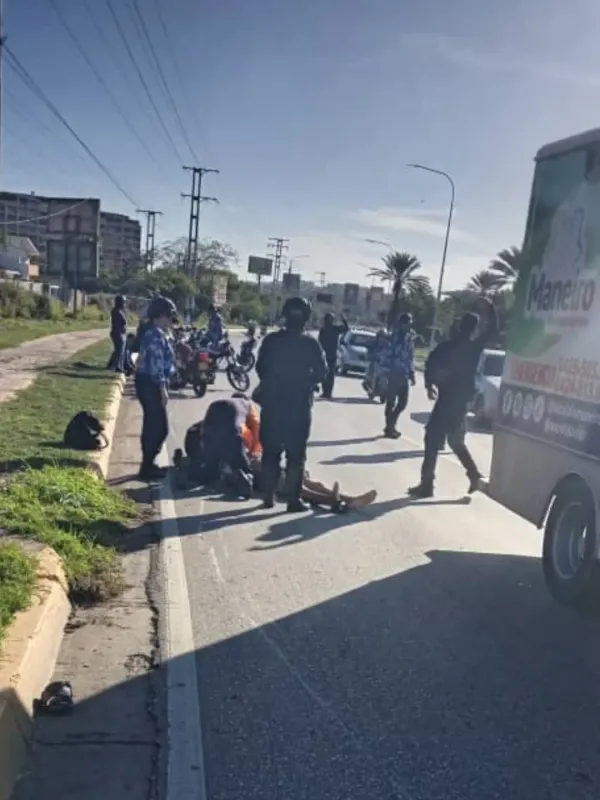 Choque de motos en Margarita dejó tres personas heridas
