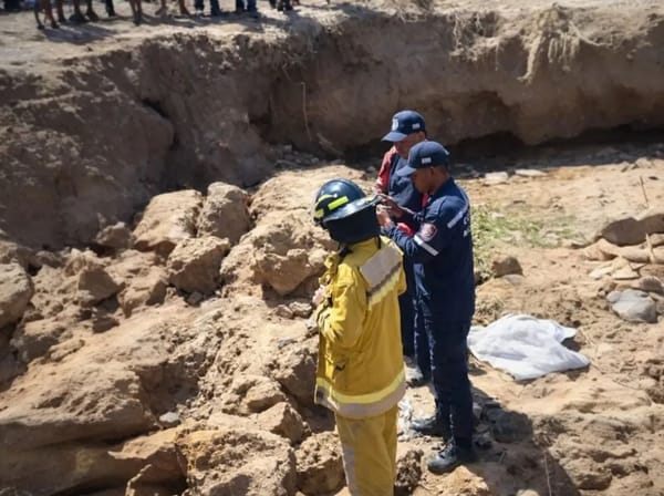 Adolescente murió tapiado mientras extraía arena de un terreno en el estado Anzoátegui