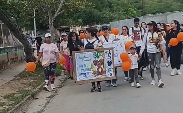 SUCRE | Carúpano marchó en contra del maltrato animal por reciente envenenamiento de perros comunitarios