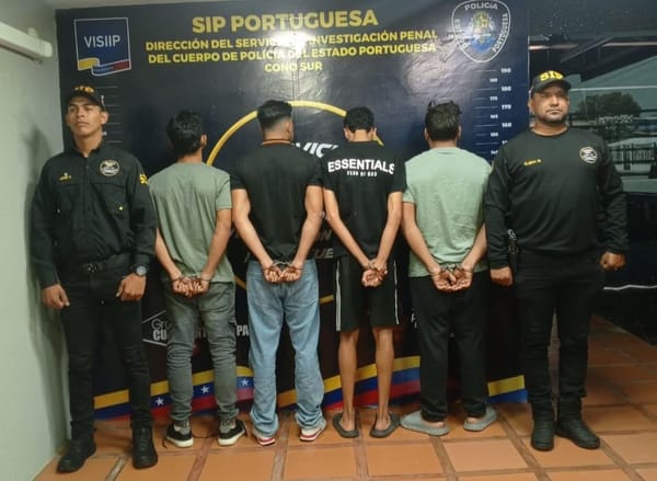 Por una salsa: Cuatro jóvenes fueron detenidos tras pelear en local de comida en Guanare