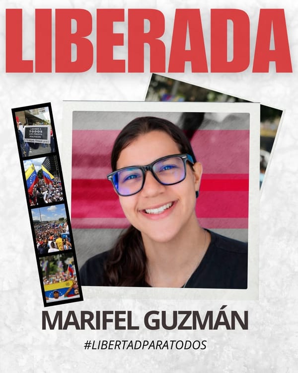 Periodista Marifel Guzmán fue liberada en Anzoátegui tras un año de detención