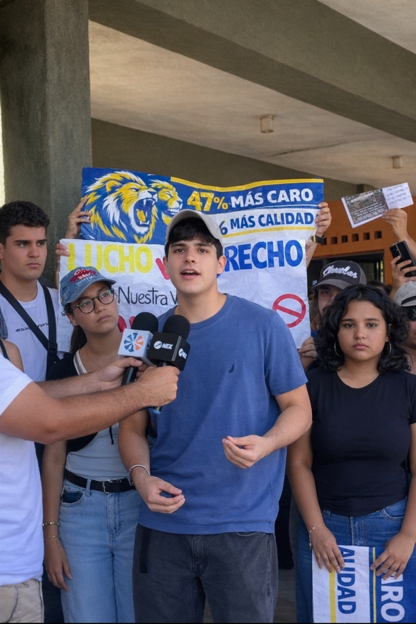Estudiantes de la USM Oriente protestaron por aumento de 47,28% en la matrícula