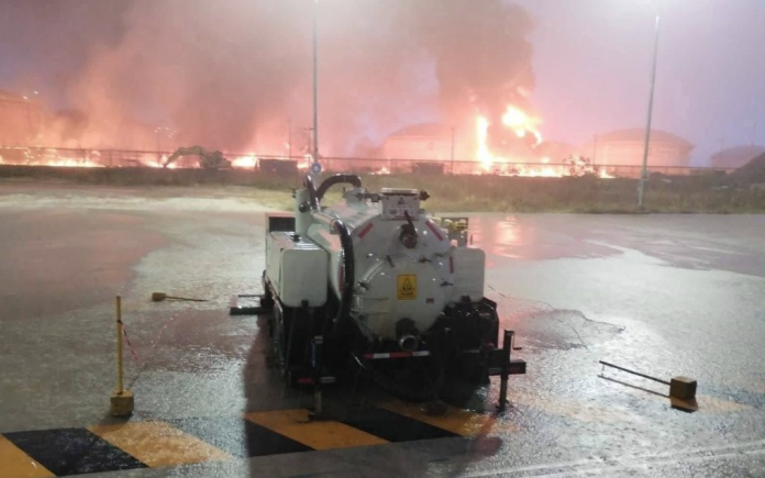 Incendio en la refinería Olmeca dejó cinco fallecidos en México
