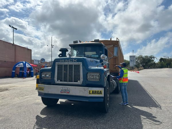 INTT restringió tránsito de vehículos de carga pesada por asueto de Semana Santa