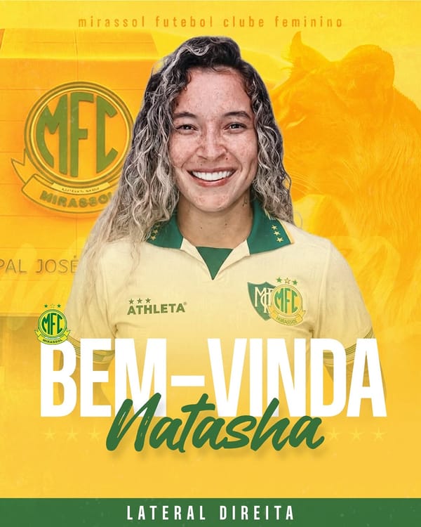 Futbolista cumanesa Natasha Rosas firmó con el Mirassol FC de Brasil