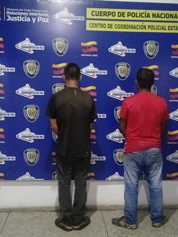 Detenidos dos sujetos por presunta trata de personas en Delta Amacuro