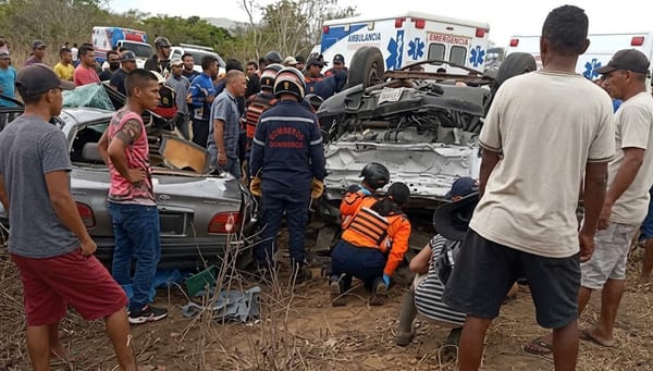 Conductor murió tras chocar contra un camión cisterna en la carretera Clarines - Píritu de Anzoátegui