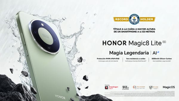HONOR lanzó en Venezuela el Magic8 Lite: el smartphone que logró un Récord Guinness