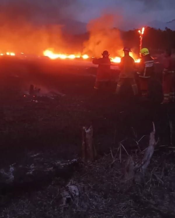 ANZOÁTEGUI | Se registró un incendio cerca del Complejo Criogénico de Jose en Anzoátegui