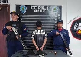 Joven fue detenido por intento de robo y amenazar de muerte a una familia en Guanare