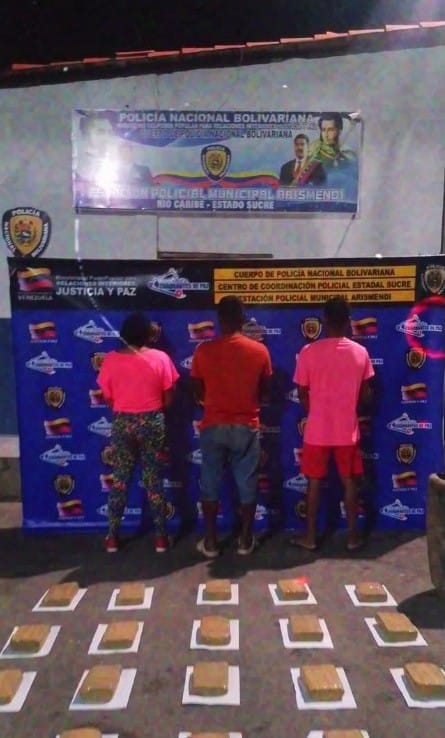 Detenidas tres personas con más de nueve kilos de droga en Sucre
