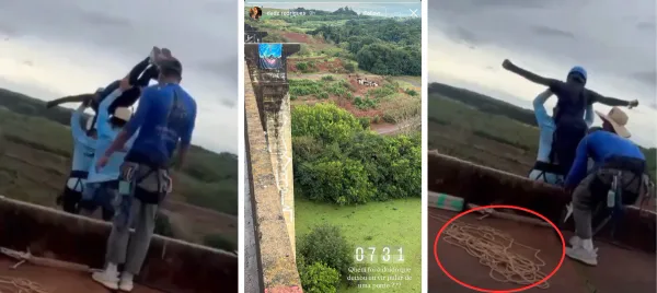 Joven murió tras saltar sin cuerda de seguridad durante práctica de bungee jumping en Brasil