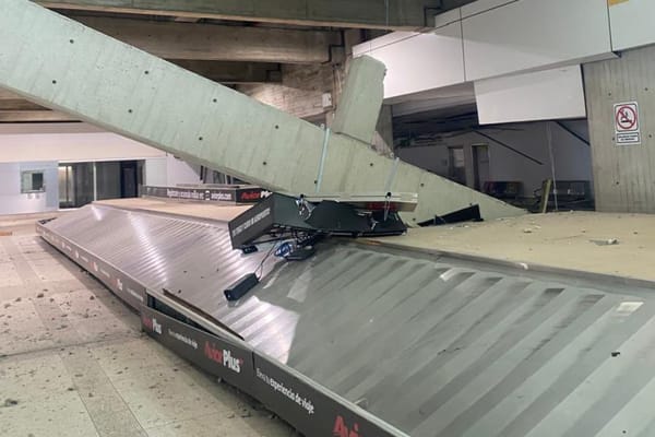 Difunden imágenes del panorama en el Aeropuerto Internacional de Maiquetía tras los terremotos