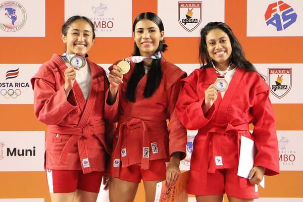 Sucrense Stephanye Zavarella se coronó campeona panamericana de sambo en Costa Rica