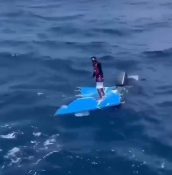 Pescador margariteño sobrevive cinco días a la deriva tras naufragio de una embarcación