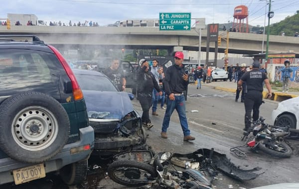 Subió a tres la cifra de fallecidos por accidente múltiple en La Yaguara