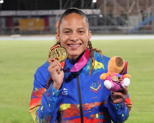 Atleta sucrense Orangys Jiménez conquistó tres oros en los Juegos Suramericanos Santa Fe 2026