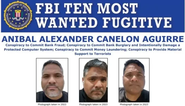 FBI anunció captura en Venezuela de Aníbal Canelón, uno de sus más buscados de la agencia