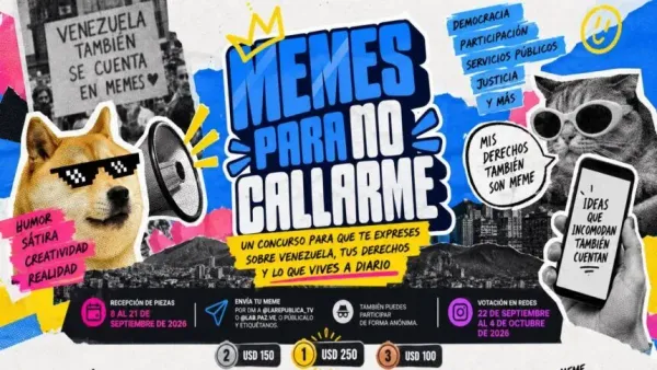 «Memes para No Callarme»: así es el concurso que busca contar la realidad de Venezuela a través del humor