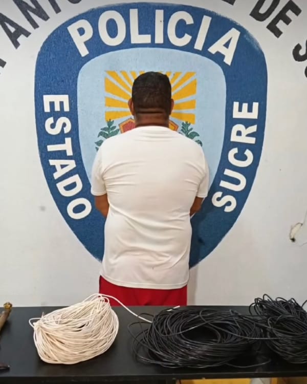 Detenido hombre en el Mercado Municipal de Cumaná por hurtar material estratégico
