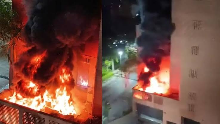 Presunta fluctuación eléctrica habría provocado incendio en Galerías Los Naranjos