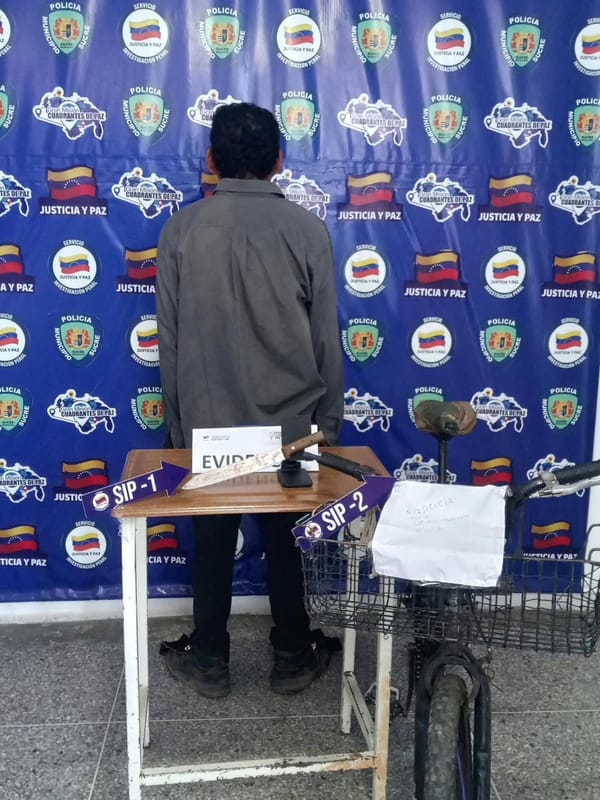 Detenido presunto responsable del homicidio registrado en el Mini Terminal de Cumaná