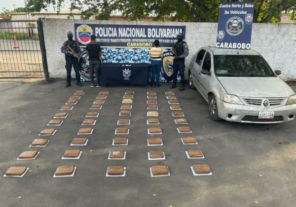 Aprehendieron a un civil y una militar por transportar 50 panelas de marihuana