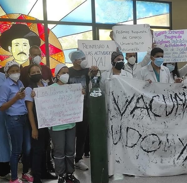 Estudiantes de la UDO Anzoátegui exigieron ser vacunados contra el COVID–19