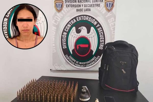 Detenida en Lara mujer que pertenece a la banda "El Coqui"
