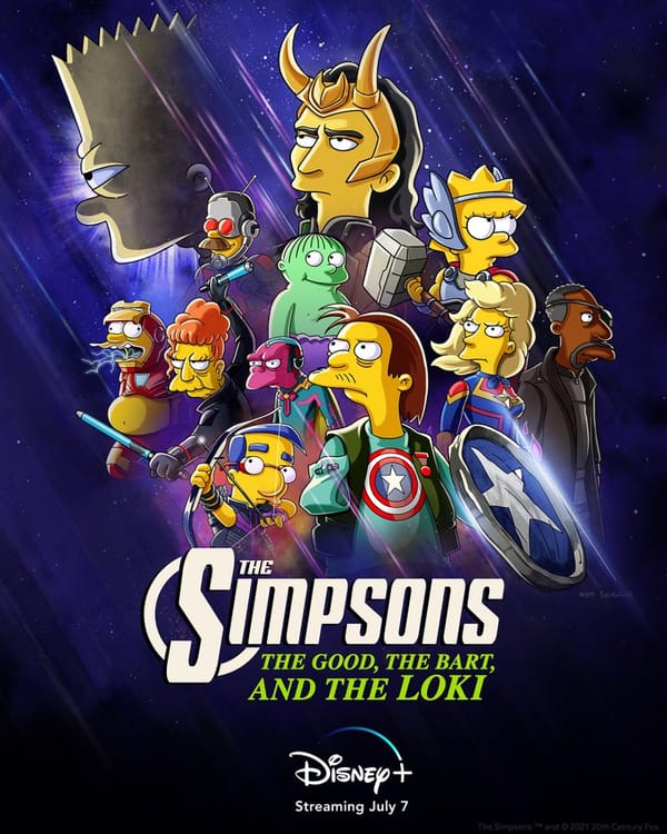 Los Simpsons anunciaron crossover con Loki en su nuevo corto de Disney+