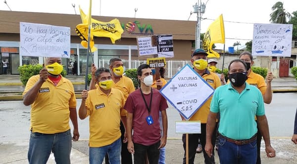 Sociedad civil protestó en Margarita exigiendo vacunación y cumplimiento de la segunda dosis
