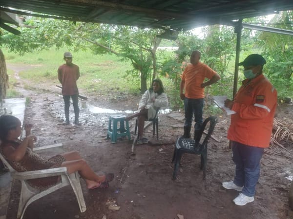 Crecida del río San Juan afectó a 13 familias en Caripito
