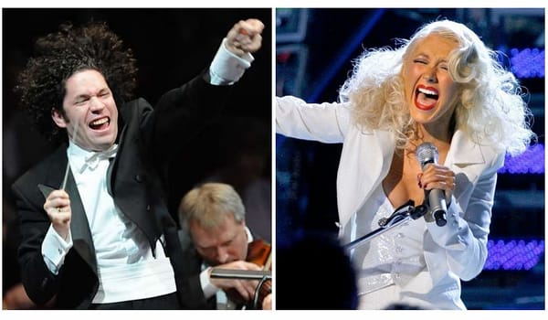 Christina Aguilera y Gustavo Dudamel anunciaron concierto juntos