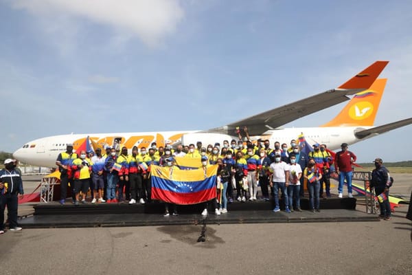 Llegó al país delegación venezolana que participó en los JJOO Tokio 2020
