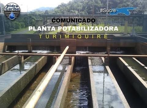 Suministro de agua potable será suspendido por 62 horas en Sucre y Nueva Esparta