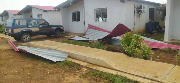 Más de 20 casas resultaron afectadas tras tornado en Nueva Esparta