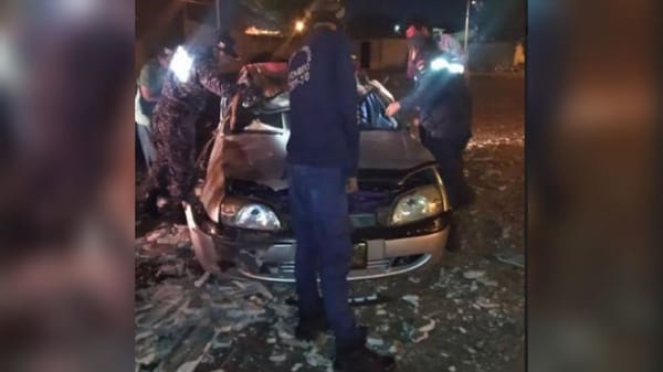 Un muerto y un herido dejó colisión de un auto contra una pared en Portuguesa