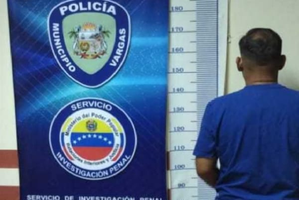 Detenido sujeto que cayó a botellazos a su esposa en La Guaira