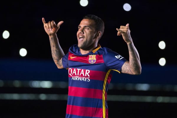 Dani Alves volvió al FC Barcelona
