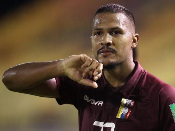 Salomón Rondón no estará con la Vinotinto en la doble fecha FIFA