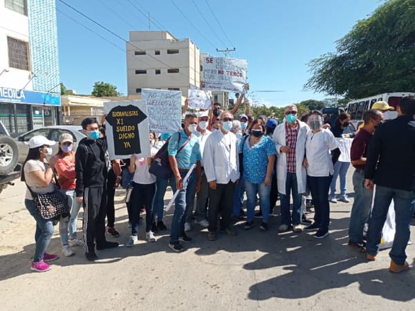 Sucre |Intergremial salud en Cumaná protestó para reclamar mejores condiciones de trabajo