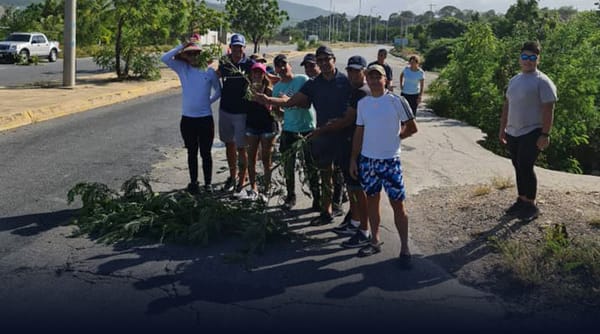 Sucre |Ciclistas cumaneses se unieron para pavimentar la Autopista Antonio José de Sucre