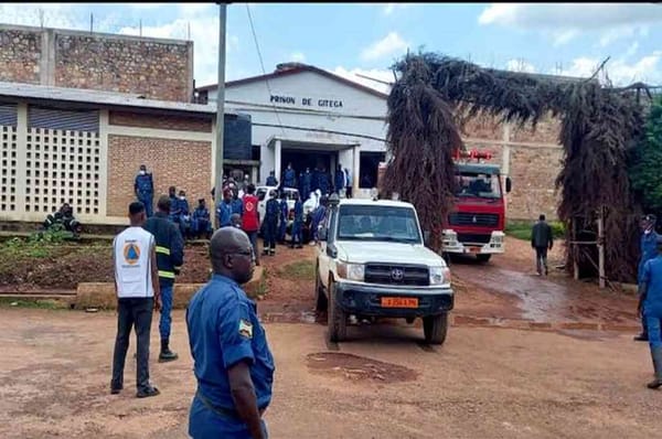 Incendio en cárcel de Burundi dejó a más de 35 reclusos muertos