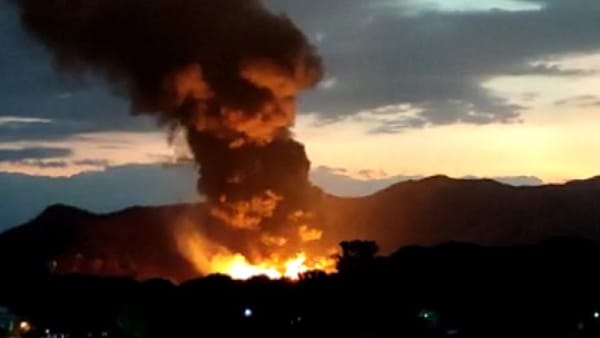 Se reportó incendio en zona industrial de Guacara, estado Carabobo
