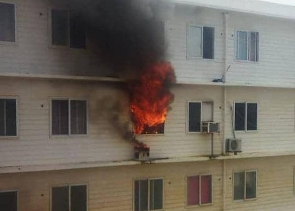 Vecinos reportaron un incendio en  urbanismo La Auyama, estado Nueva Esparta