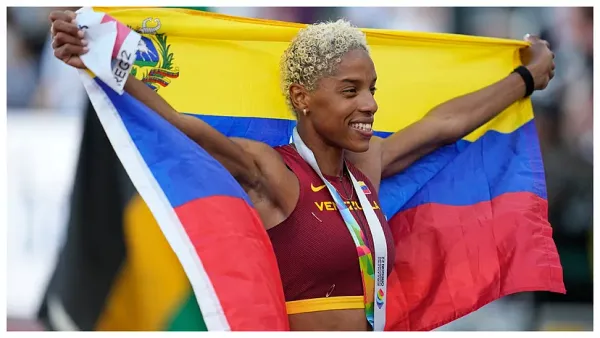 Yulimar Rojas se coronó como campeona mundial del triple salto