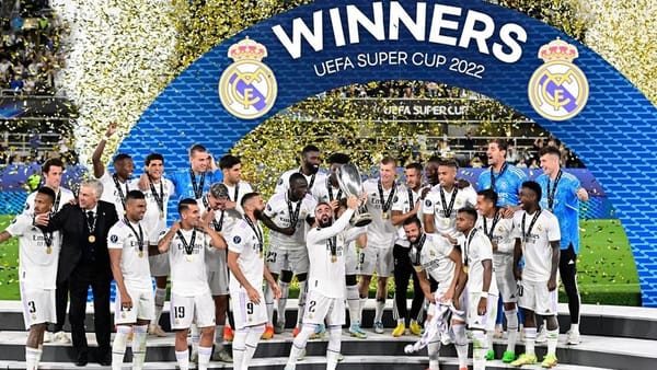 Real Madrid triunfó en la Supercopa de la UEFA