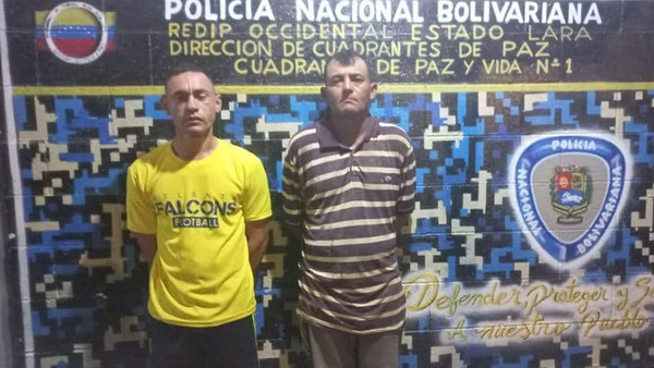 Capturaron a dos hombres por abusar sexualmente de un niño el Lara
