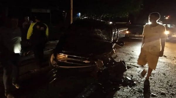 Se registró un accidente de tránsito en La Asunción