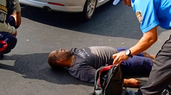Ciclista fue impactado por vehículo en avenida Fuerzas Armadas en Zulia